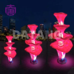 Luz LED decorativa con forma de flor, impermeable IP65, crea un ambiente divertido para uso en interiores/exteriores, patios, parques comunitarios - Product Image 3