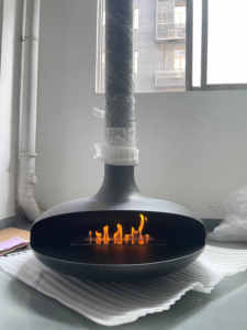 Chimenea Moderna de Bioetanol, Chimenea Decorativa sin Ventilación para Montar en la Pared, Calefacción sin Humo para Interiores, Sala de Estar, Hogar, Hotel, Metal, 5 - Product Image 6