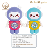 Robot Montessori multifuncional para bebés, Máquina Inteligente para niños, aprendizaje de Educación Temprana, máquina de cuentos musicales, juguetes relajantes
