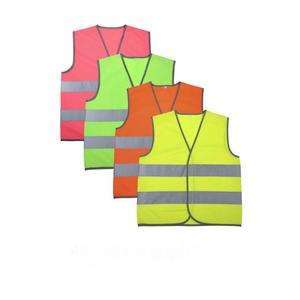 Chaleco DE SEGURIDAD amarillo neón para niños, chaleco reflectante de alta visibilidad, chaleco de alta visibilidad para niños con cinta reflectante - Product Image 2