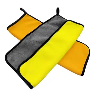 Hoge Kwaliteit Groothandel Microfiber Koraal Flanel Auto Reiniging Microfiber Handdoek Auto Drogen Absorberende Handdoek