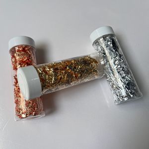 Edible Gold Silver Leaf Sheets Silver Foil <b>Leaves</b> <b>Paper</b> for Cake Decoration - Product Image 4