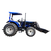 Traktor Mini Multifungsi Pertanian TOPONE 4WD 70HP, Mesin & Motor Berkinerja Tinggi dengan Pemuat Depan