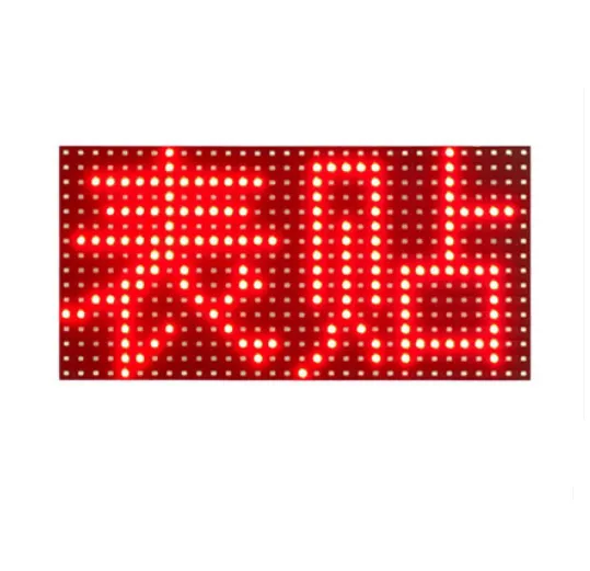 Ucuz fiyat P10 1r 32x16 modülü P10 kırmızı smd modülü kırmızı led mesaj işareti