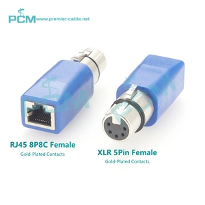 <span class=keywords><strong>DMX</strong></span> 5 pin XLR nữ để RJ45 nữ chuyển đổi cho Cat5 Cáp tín hiệu sân khấu DMX512 dẫn chiếu sáng điều khiển, RJ45 để XLR Adapter - Product Image 2