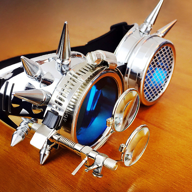 Steampunk Fashion Plastic Black Goggles Halloween Cosplay Party Sports Glasses Outdoor