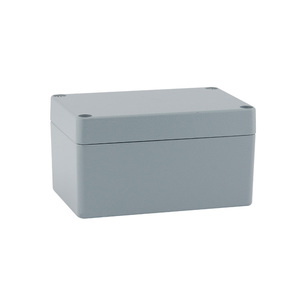 Kotak Aluminium <span class=keywords><strong>Die</strong></span> Cast Tugas Berat Dengan Braket Pemasangan Dinding, Kotak Sambungan Elektronik Aluminium Tahan Air IP67 - Product Image 1