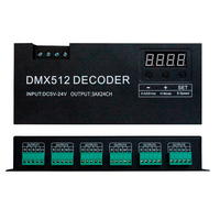 DC5-24V de señal de Control PWM, 24 canales, Digital, RGBW, DMX512, LED, para DMX, RGBW, control de iluminación, directo de fábrica