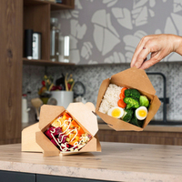 Boîtes alimentaires jetables imprimées en papier kraft, boîtes à gâteaux, boîtes à snacks, emballages pour gâteaux, boîtes à cupcakes, emballages pliables