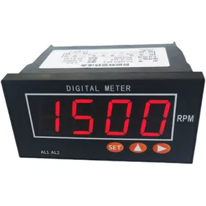 Taidacent 4 haneli metre ekran gerilim akım ölçer Analog 0-10V 4-20mA takometre dijital RPM metre invertör motoru