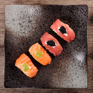 ลดเต็มรูปแบบร้านซูชิ500กรัมคุณภาพสูงรองรับการขนส่งหลายโหมดสีส้มสีเขียวสีดำโรงแรม <span class=keywords><strong>ebiko</strong></span> - Product Image 4