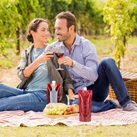 Sachet souple portable de voyage pour boissons, emballage individuel, pochette autoportante scellée pour liquides, qualité alimentaire, anti-humidité, pour lait