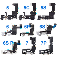Prix usine pour iphone 5s port de charge, remplacement de pièces de rechange pour iphone 5s câble de charge flexible