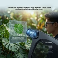 Gafas Inteligentes con Cámara de 8MP, Traducción IA en Tiempo Real, Asistente de Voz, Micrófono ENC, Llamadas HD, Música, Navegación, Auriculares, Marco Desmontable