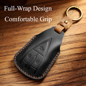 For Changan CS35 Plus CS55 PLUS CS75 PLUS Eado UNI-<b>T</b> UNI K Oushang X5 X7 EV Leather Car <b>Key</b> Case Cover Shell Fob - Product Image 3