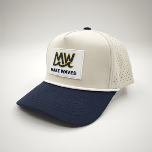 Bán Buôn Tùy Chỉnh Thêu Vá Logo Laser Cắt Lỗ 5 Bảng Điều Chỉnh Polyester Dây Golf Hat Gorras OEM Chất Lượng Cao Dây Mũ Bóng Chày - Product Image 3