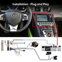 Interface sans fil CarPlay et Android Auto pour Lamborghini Aventador, écran 7 pouces, 2012-2019