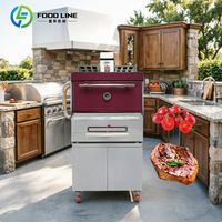 Four à steak portable Layared, design élégant, en acier inoxydable, pour grillades familiales, four à steak au gaz