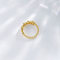 Anelli di fidanzamento da donna in oro giallo 18 carati con diamanti da laboratorio, stile semplice, vintage, a bolle, di alta qualità