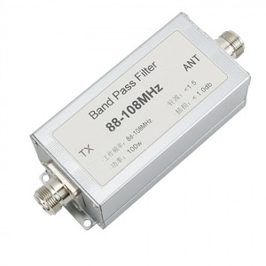 Chống Nhiễu Cao Nhận Được Độ Nhạy 100W Ban Nhạc Vượt Qua Bộ Lọc BPF 88-108MHz Bộ Lọc Bandpass - Product Image 5