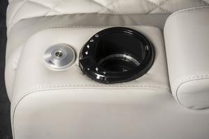 Ensemble de canapé en cuir pour salon, fauteuil de cinéma avec dossier réglable électriquement, home cinéma - Product Image 2