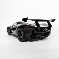 Modèle de voiture miniature en alliage de zinc McLaren P1 à l'échelle 1/24 avec fonction de recul, lumières et sons, pour les enfants de 8 à 13 ans