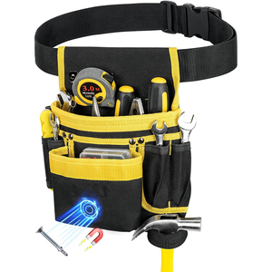 Échantillon gratuit Une excellente pochette à outils robuste avec plusieurs poches et une ceinture à outils réglable et une sacoche de ceinture - Product Image 1
