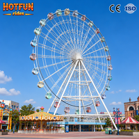 Grande Roue de Ferris de 50 m à Prix Abordable, Équipement d'Attraction Extérieur pour Fêtes Foraines, Roue de Ferris à Vendre