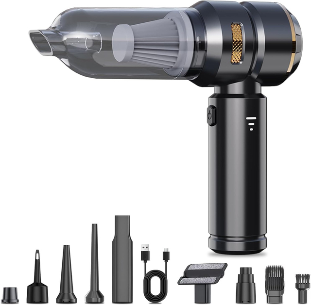 16000Pa Portable Handheld Electric Cordless Air Blower 6000mAh Mini Home Multifunction Cleaning Car Vacuum Cleaner