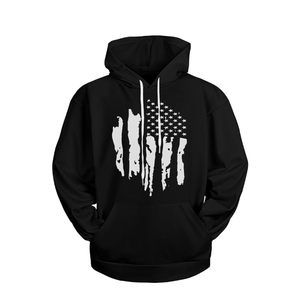 เสื้อมีฮู้ดผู้ชายสไตล์วินเทจผ้าหดพิมพ์ลายธงที่ทนทานต่อการซีด - Product Image 3