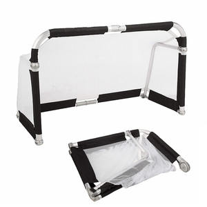 Mini portería de fútbol plegable portátil de 5x3 pies, equipo de entrenamiento de poste de fútbol de aluminio plegable para niños - Product Image 3