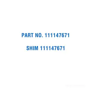 SHIM 111147671 Cocok untuk Suku Cadang Mesin DIESEL Laut