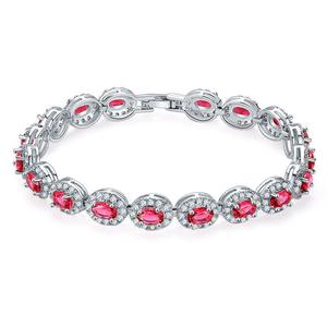 Natuna gran oferta 2024 <span class=keywords><strong>Amazon</strong></span> moda personalizada diamante boda joyería circón <span class=keywords><strong>tenis</strong></span> 18K chapado en oro pulsera para <span class=keywords><strong>mujer</strong></span> - Product Image 4