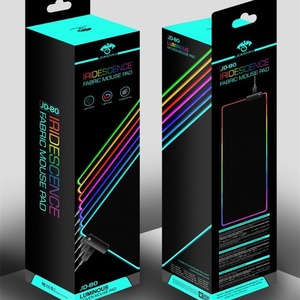 Phổ biến RGB sáng trò chơi chuột Pad Nhiều Màu ánh sáng Internet cafe trò chơi Bảng Pad kích thước lớn chống trượt sáng Pad - Product Image 4