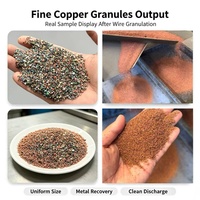 Granulateur de fil de cuivre à haut taux de séparation, machine de recyclage de câbles usagés de type sec, machine à riz de cuivre, séparateur cuivre-plastique