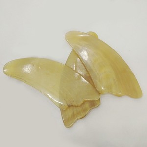 Tabla de Gua Sha Triangular de Cuerno de Vaca, Herramienta de Masaje Terapéutico para el Cuidado de Meridianos y Músculos - Product Image 2