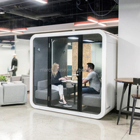 Maison Capsule Modulaire Extérieure Moderne Préfabriquée – Unités Portables en Acier pour Tiny House