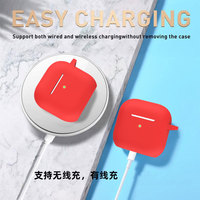 Housse de protection pour écouteurs anti-chute avec logo personnalisé pour Apple Airpods 4 2024