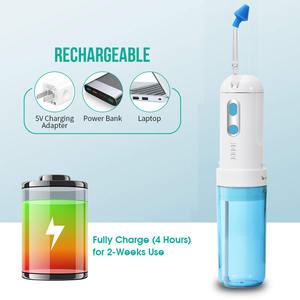 Carepik OEM IPX7 Negro 200ml <span class=keywords><strong>Irrigador</strong></span> Bucal Dental Roman Mini Pro, <span class=keywords><strong>Irrigador</strong></span> de Agua con Logotipo, Máquina de Curvado Redondo, Proveedor Chino - Product Image 2