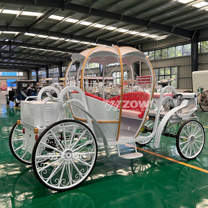 Offre Spéciale : Chariot de Citrouille de Contes de Fées avec Cadre Métallique pour Festival en Plein Air, Défilé, Mariage, Accessoire de Prise de Vue - Product Image 4