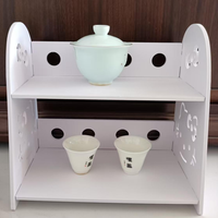 Étagère à livres en plastique moderne en forme de Z, 2, 3 ou 4 niveaux, pour bureau d'ordinateur, organisateur de bureau en PVC, étagère de rangement