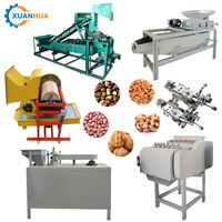 Heetverkopende cacaoverwerkingsmachine, directe verkoop, meest populaire cashew-, amandel- en palmpitnootenschiller/schilmachine, 200 kg/uur