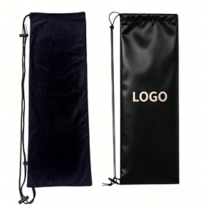 Sac à cordon en velours doux de qualité supérieure pour 1 à 3 raquettes de <span class=keywords><strong>badminton</strong></span>, <span class=keywords><strong>pochette</strong></span> de rangement protectrice avec logo personnalisé - Product Image 1