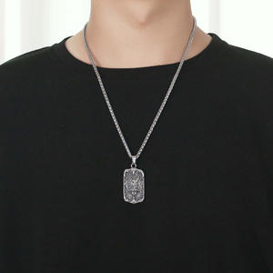 Taige National Style Nouveau Pendentif En Acier Inoxydable Dragon Griffe Dragon Légende Collier Homme SP896 Bijoux - Product Image 4