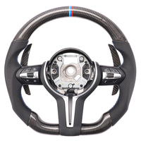 Volant universel à fond plat en carbone pour BMW F48 528i X6m X7 218i 850i F80 F01 M8 F34