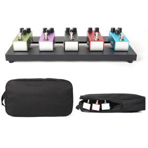 Support pour pédale d'effets, mini pédalier d'effets pour <span class=keywords><strong>trompette</strong></span> ultraléger, pédalier d'effets pour guitare électrique monobloc. - Product Image 4