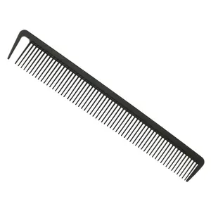 custom logo high heat resistant professional carbon and anti-static cutting hair comb
