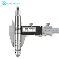 Capteur de niveau submersible Pokcenser PWP414 Slim 19 mm, transmetteur de niveau d'eau hydrostatique pour tuyaux étroits