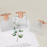 Flacon de parfum plat transparent de 15 mm avec bouchon en caoutchouc pour diffuseur à bâtonnets, personnalisable par sérigraphie, capacités de 2 ml/3 ml/5 ml/10 ml