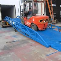 Nouvelle plateforme de chargement et de déchargement hydraulique mobile, 6 tonnes, robuste, réglable, portable, pour chantier, chariot élévateur, conteneur, 220V